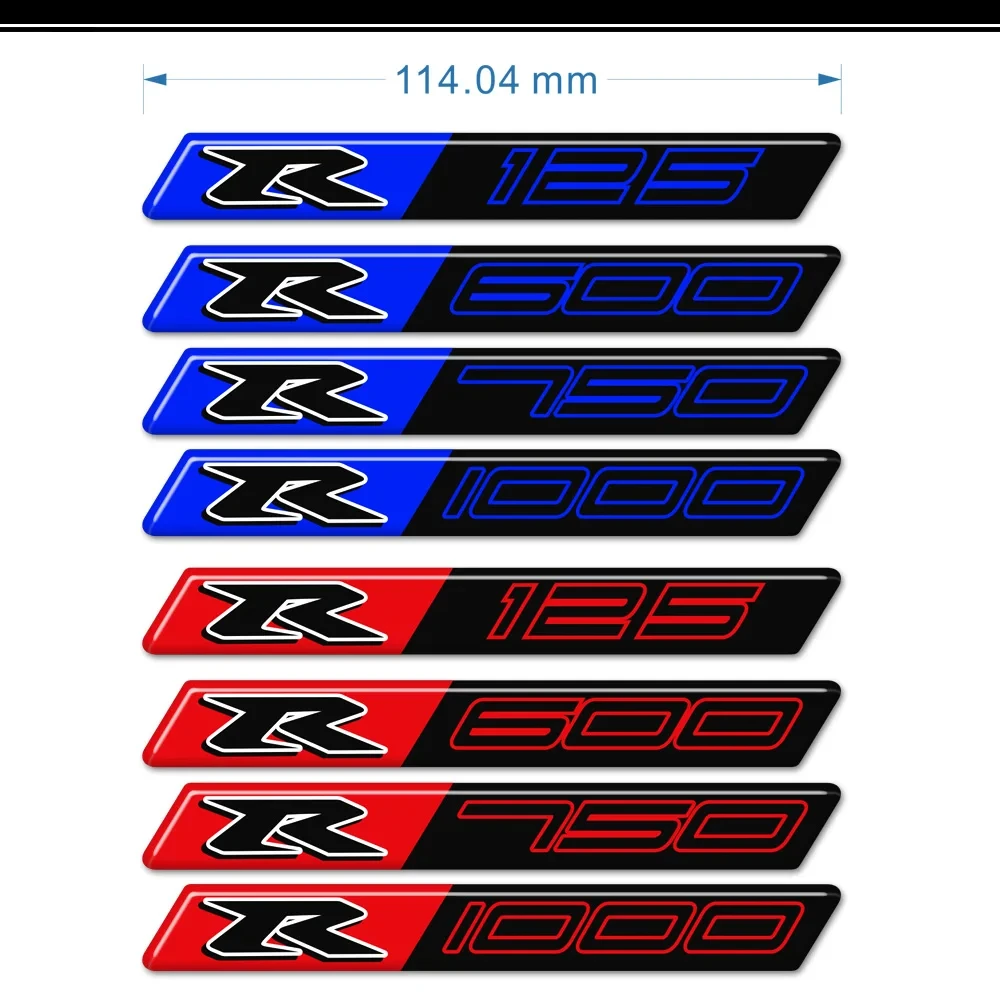 For Suzuki GSXR GSX R 125 750 1000 600 R1000 R600 R125 R750 Tank Pad Protection Stickers Emblem Logo 2017 2018 2019 2020