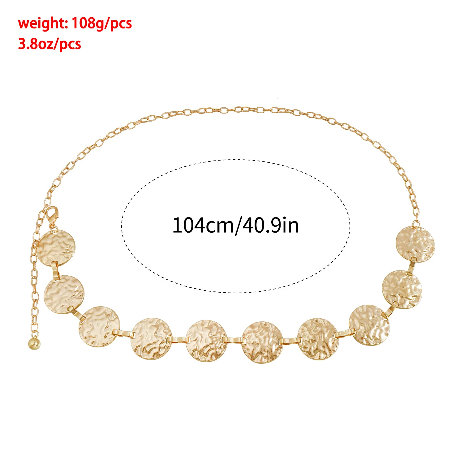 New fashion trend Body Jewelry Summer hot girl style beach metal sheet simple and sexy body chain accessory for women