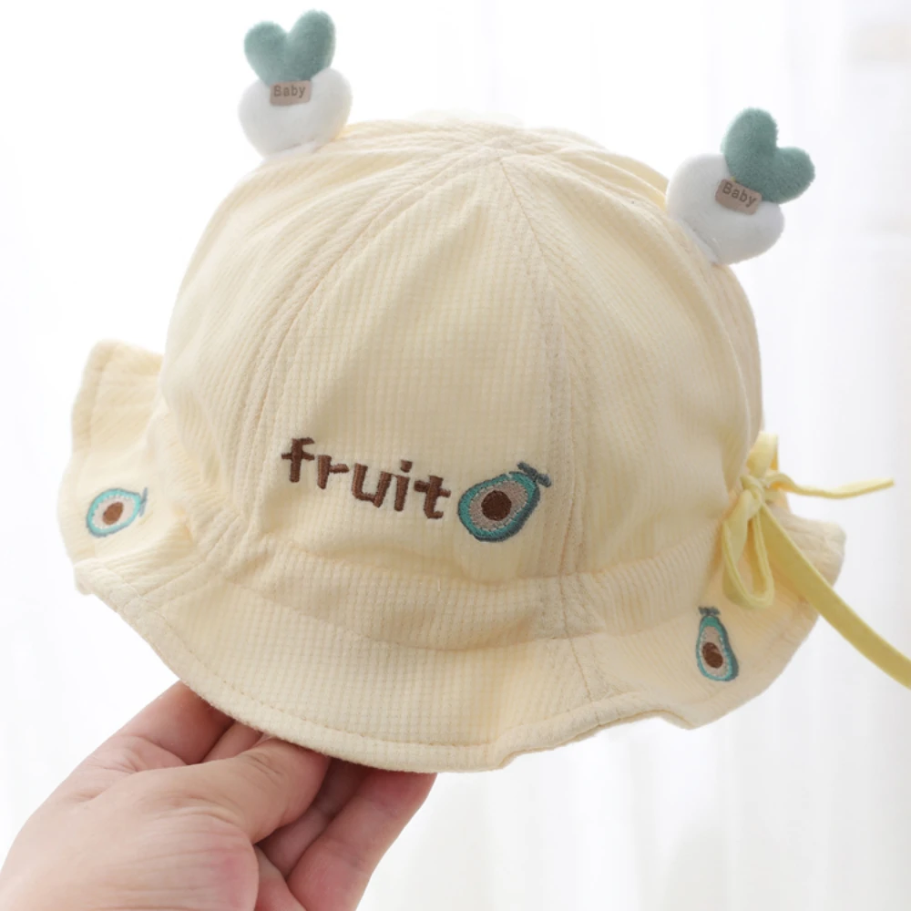 

Baby Hat Spring and Autumn Thin Newborn Fetal Hat Boy Baby Baby Girl Shade Sunscreen Basin Hat Adjustable Cotton