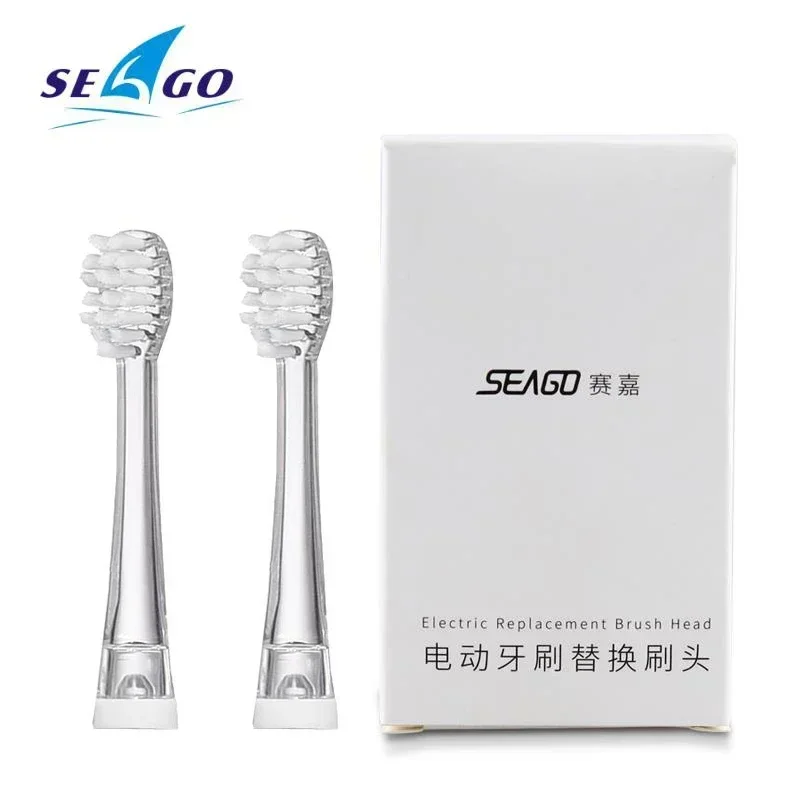 SEAGO Kids Toothbrush Head 831/832 for SG977/EK6/EK7/513/921 Nozzles Brush Heads Remove Infant Baby Oral Bristles Heads 8pcs