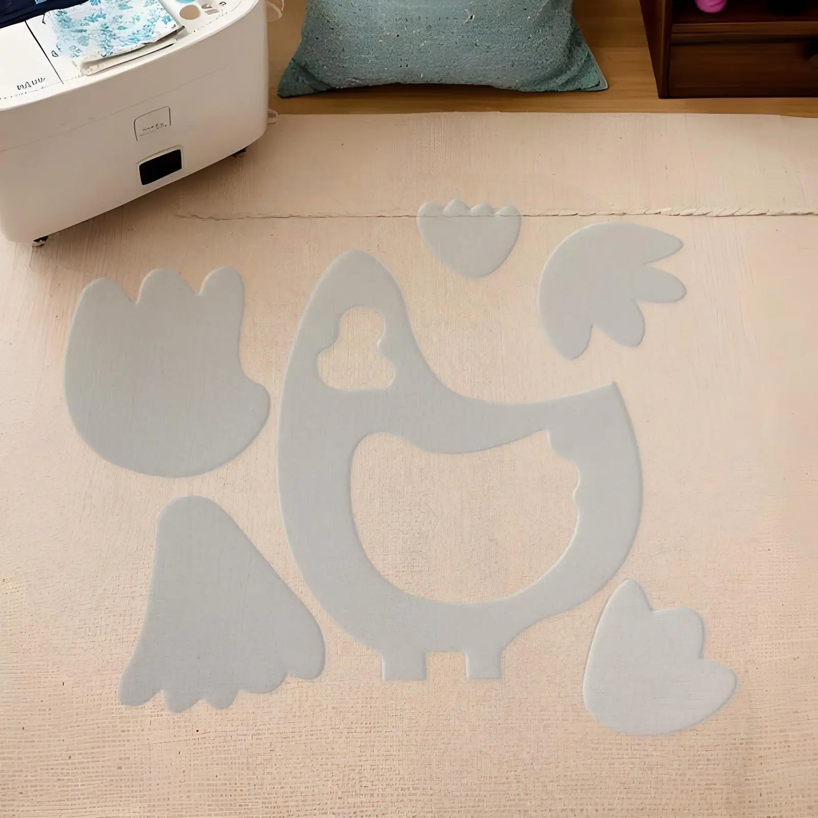 Quilting Templates For Cutting Patterns Chicken Quilting Template Set Supplies Tools Pattern For Beginner Women Cushions Place view 5