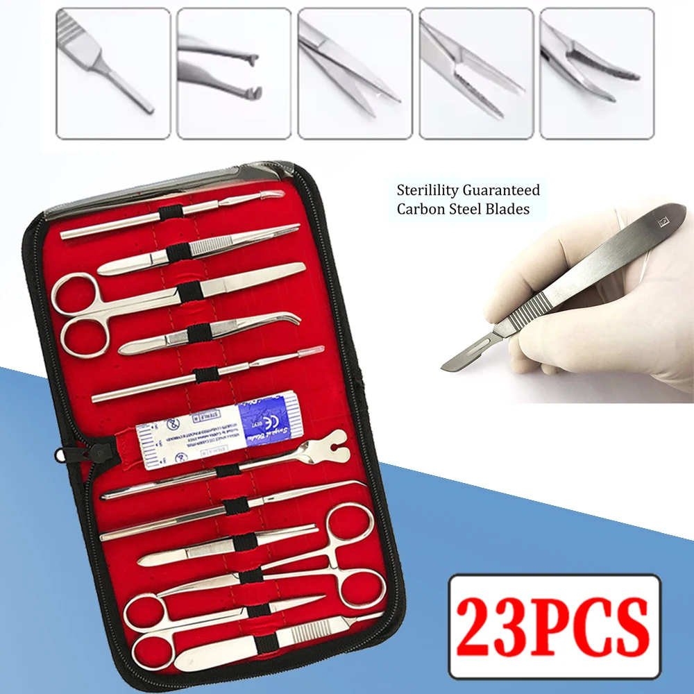 

Medical Surgical Students Suture Practice Kit with Surgical Training Kit Dissection Instruments Suture tool