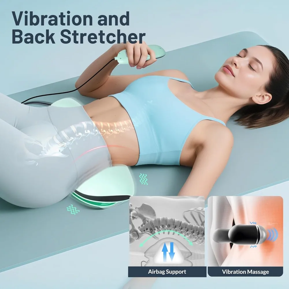 Multi-Function Electric Lower Back Massager and Waist Stretcher for Decompression and Relaxation