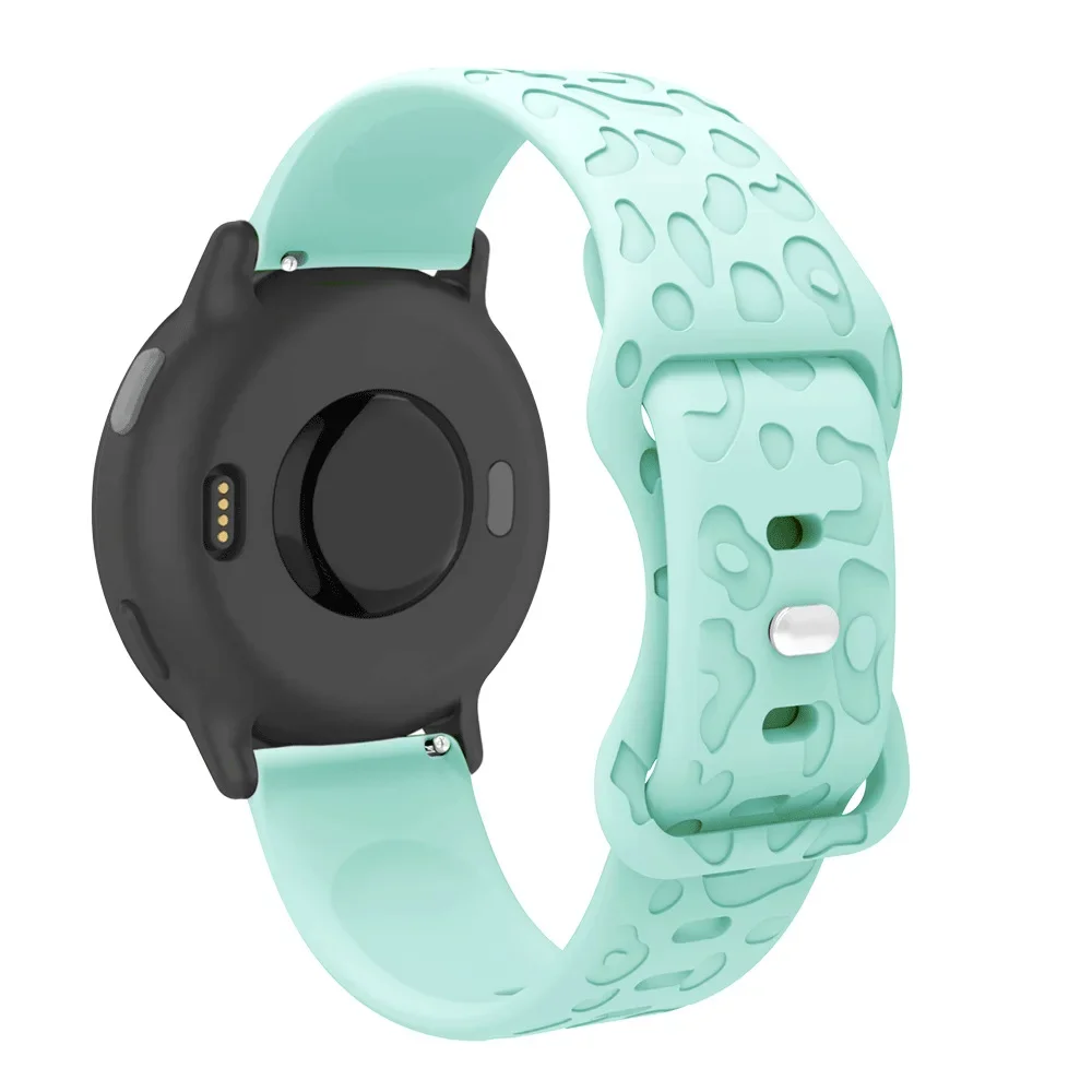 Watch Bands 18mm/20mm/22mm Flat -headed General Silicone Band Leopard Pattern Suitable for Samsung Huawei Huami Jiaming Strap