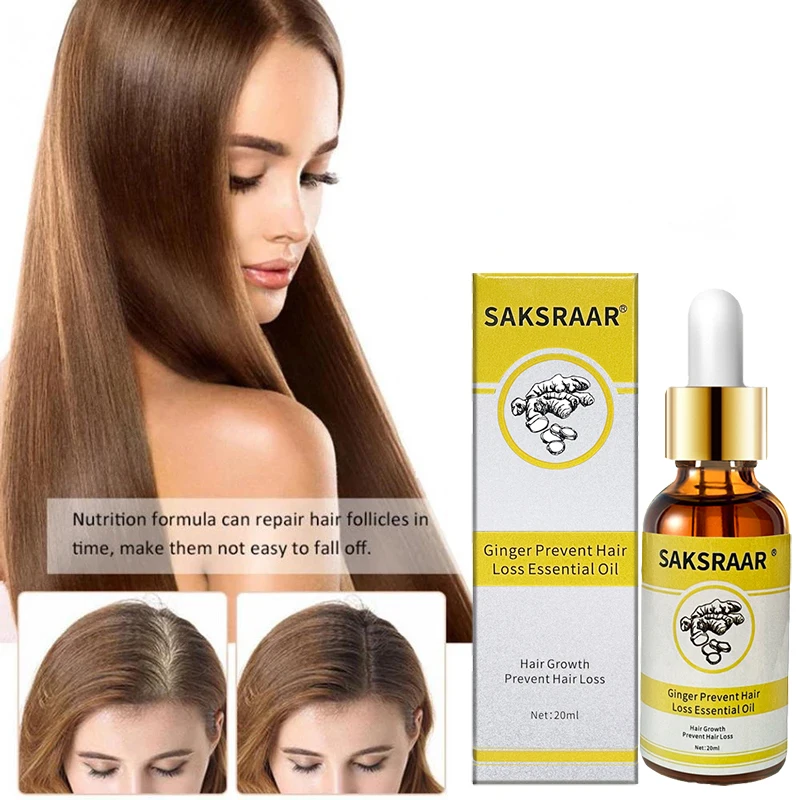 Hair Growth Essential Oils Essence Prevent Hair Loss Health Hair Care Repair Baldness Anti-dropping Promote Hair Grow Serum