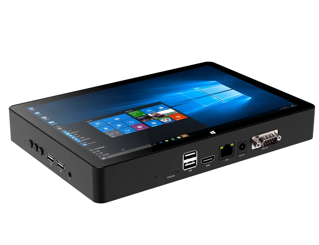 Pipo 4G H10F MINI PC Win11 Win10 10.1 1920*1200 8G/16G+128G/256G/512G Intel J4125 Tablet PC BT WIFI RS232 4*USB 3.0 POE HD