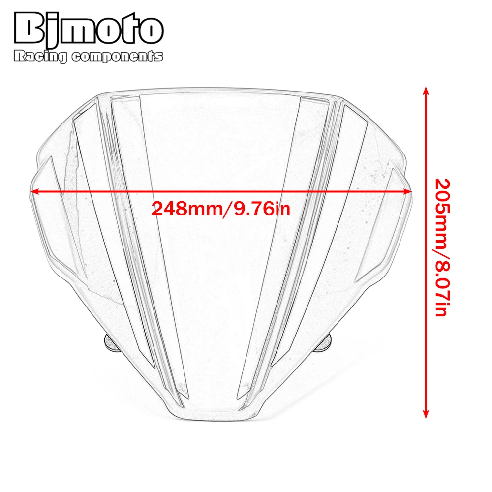 For Yamaha MT-09 SP MT09 MT 09 2021 2022 2023 Street Windshield Motorcycle Accessories Windscreens Wind Deflector Viser Visor - Image 3