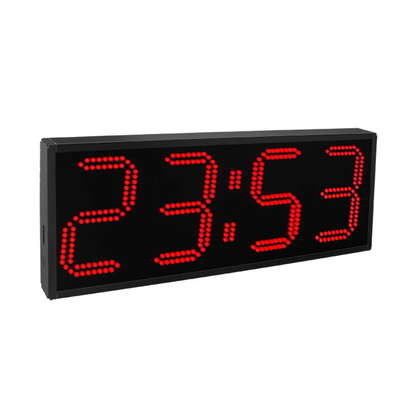 

CHEETIE CP28B Big 4 Digits 9 Inch Sports Digital Wall Clock LED Stopwatch Pace Clock for Training
