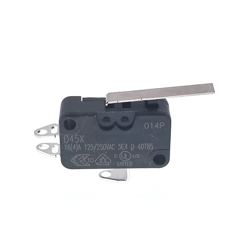 1pcs ZF  D45X Micro Switch Cherry High Current 16A Normally Open Normally Closed limit stroke with straight handle 26.7mm