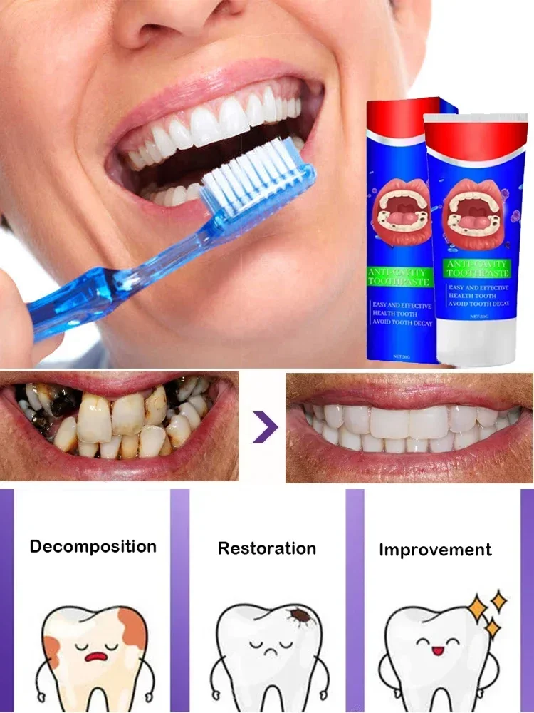 

Teeth whitening anti-cavity tooth decay fresh bad breath repair tooth decay remove plaque toothache relieve periodontitis