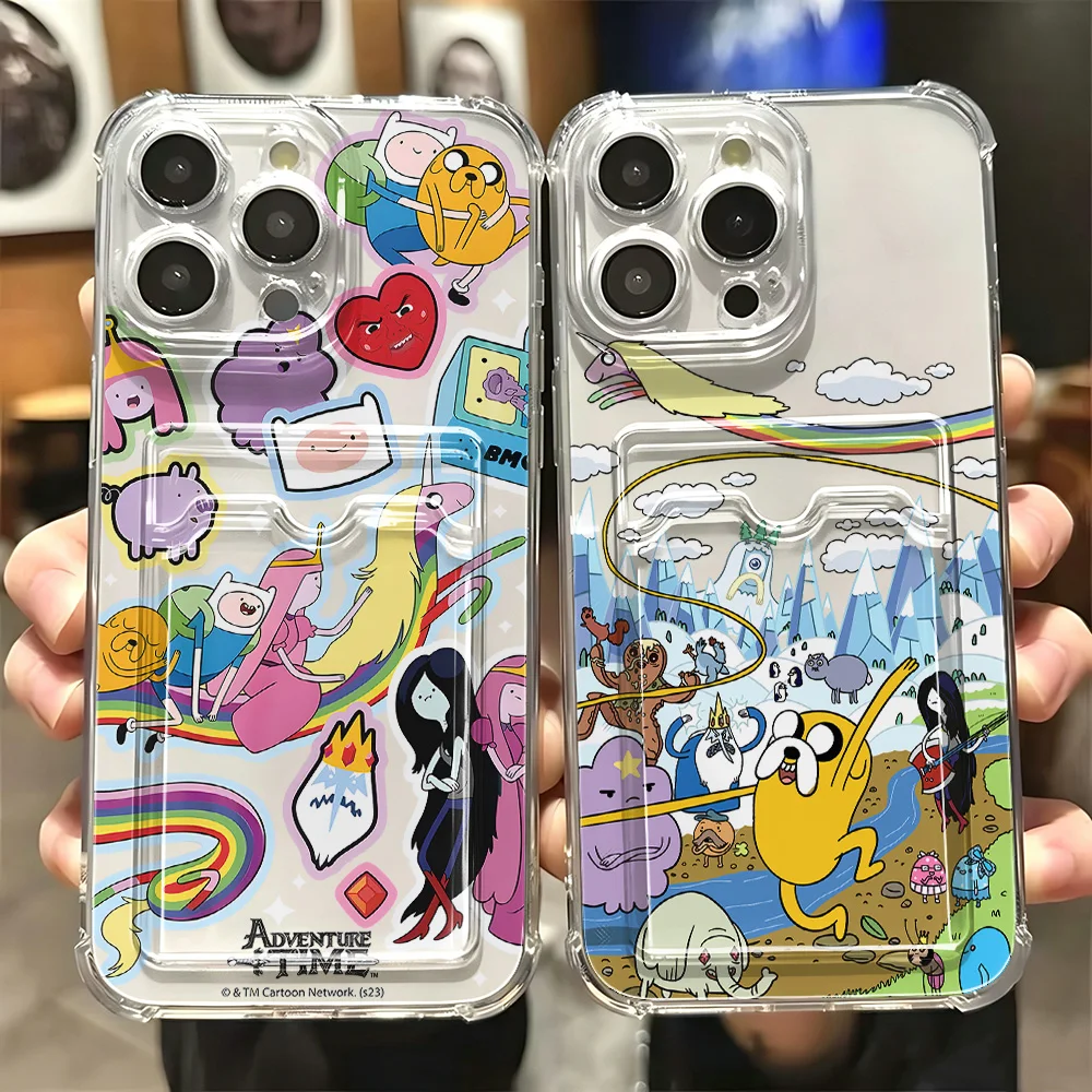 Cute A-Adventure T-Times Hot Card Hold Case For Samsung Galaxy A17 A56 A36 A26 A55 A35 A24 A14 A54 A15 A25 A34 A23 4G 5G Cover