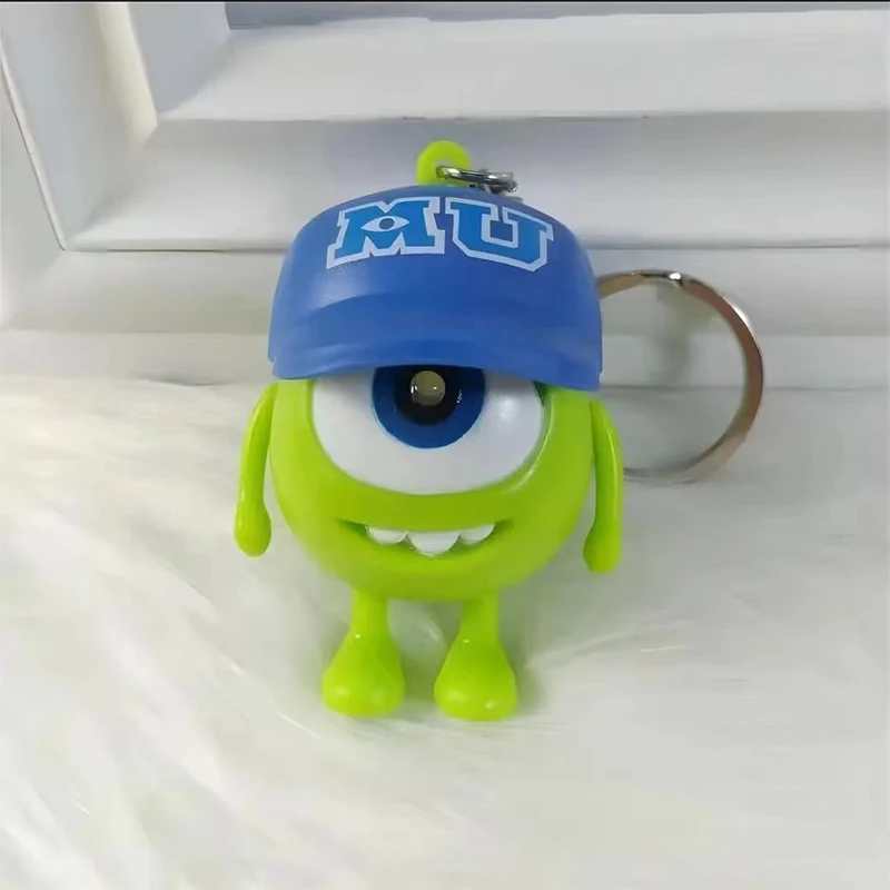 Breloczek Mike z Uniwersytetu Potwór LED Światło Dźwięk Figurki Akcji Anime Zawieszka Zabawka Prezent