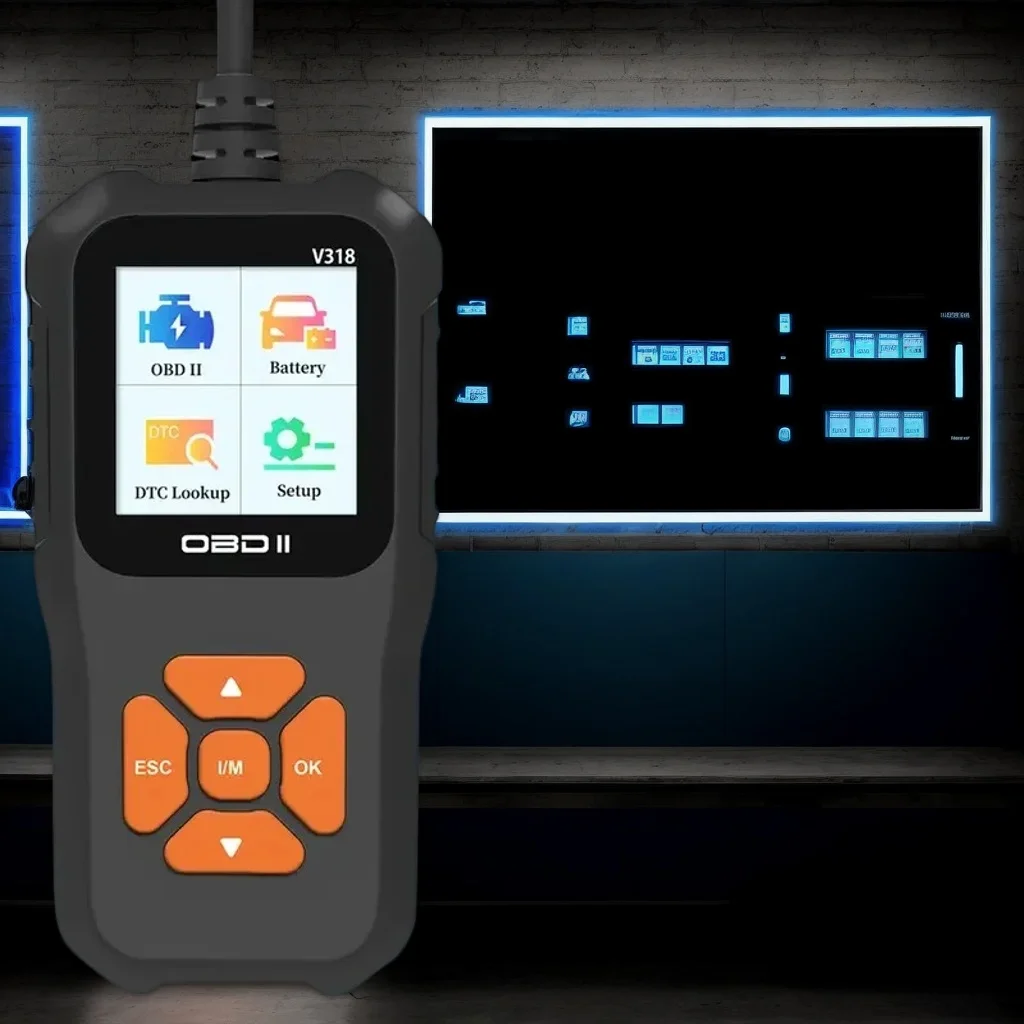 

​ ​ Инструмент диагностики автомобиля OBD2 — считыватель кодов двигателя с функцией тестирования батареи и сброса ​ ​