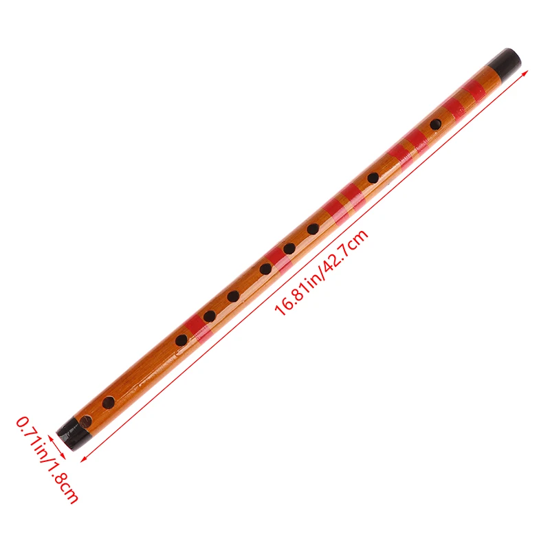 1Pc Professional Musical Instrument Traditional For Beginner Chinese Style Bamboo Flutes Woodwind Flutes Musical Instruments