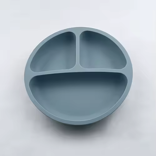 Baby Safe Silicone Dining Plate Suction Cartoon Children Dishes Feeding Toddler Training Tableware Retro Kids Smile Face Bowl - Image 18