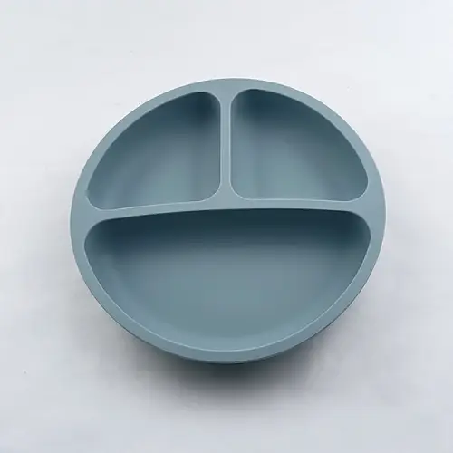 Baby Safe Silicone Dining Plate Suction Cartoon Children Dishes Feeding Toddler Training Tableware Retro Kids Smile Face Bowl - Image 18