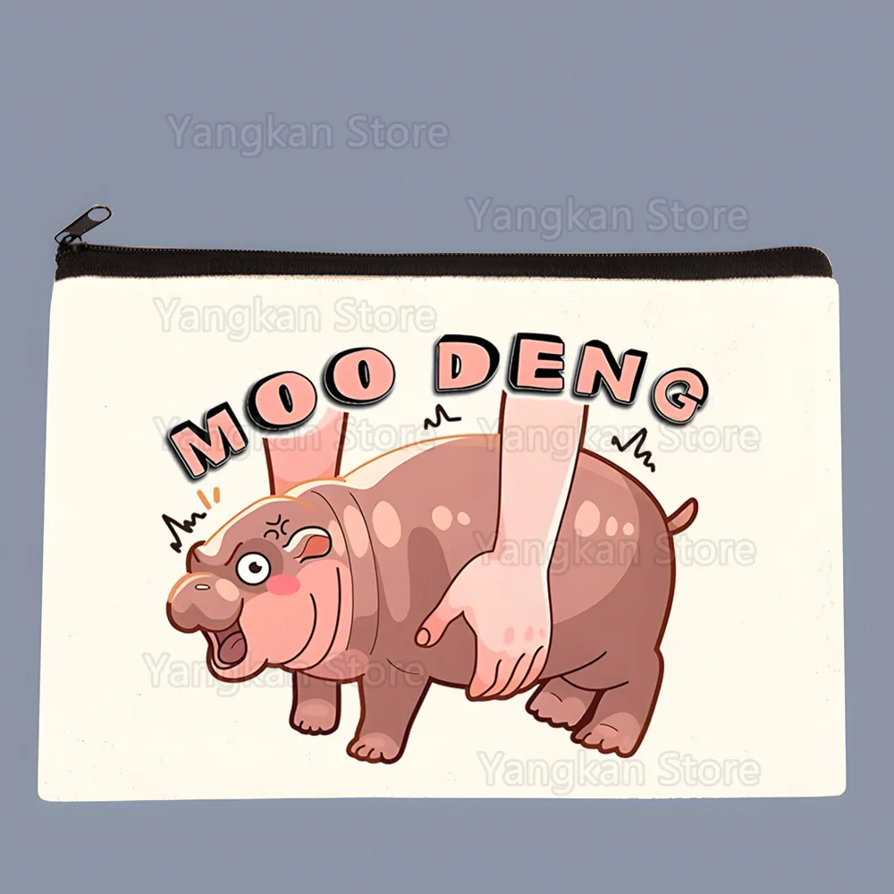 لطيف مو دينغ نطاط خنزير بسيط قماش محفظة نسائية للعملات المعدنية لطيف الكرتون مفتاح القضية سيدة حقيبة عملة حقيبة التخزين