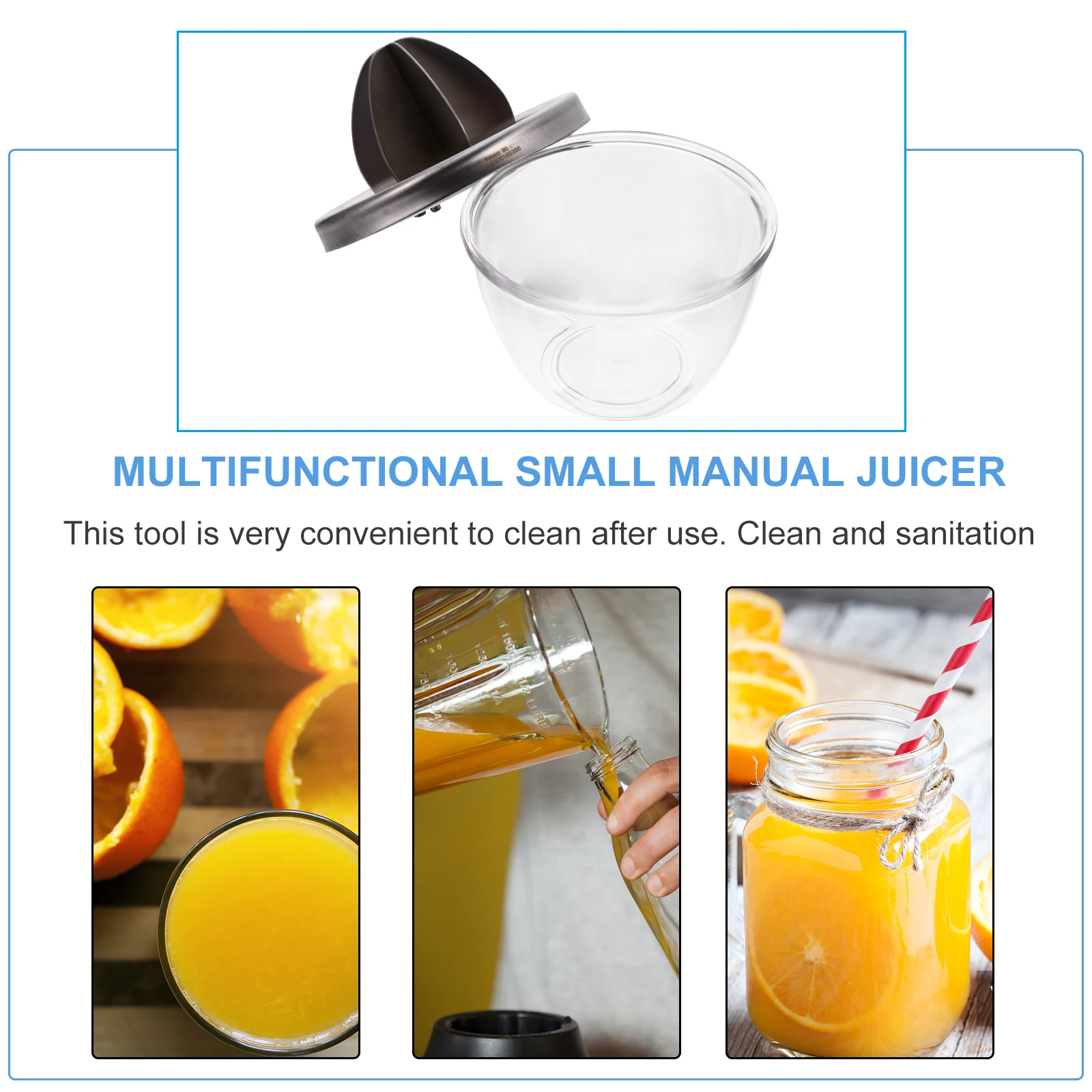 

Stainless Steel Squeezer Fruit Juice Fruit Juicer Maker For Squeezer Home Picnic Camping Gifts