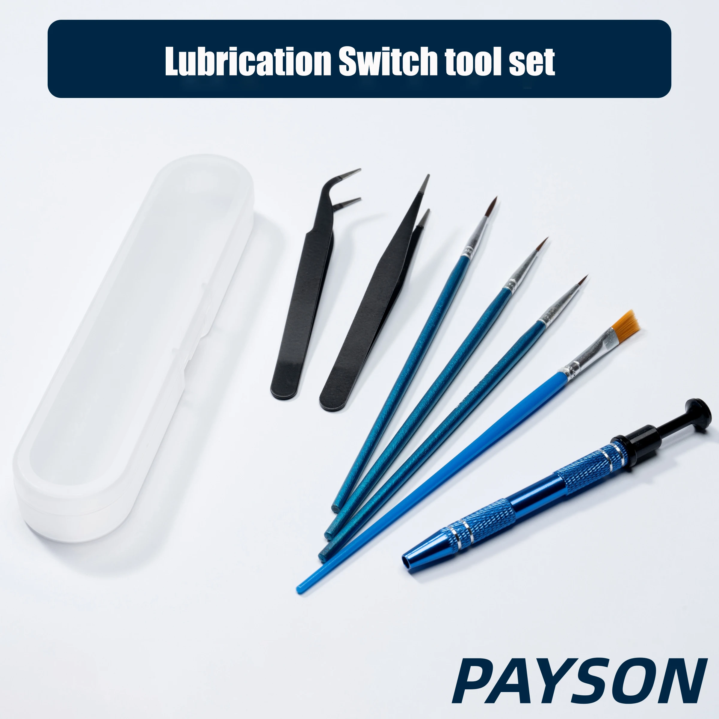 

Механическая клавиатура масляный смазочный переключатель набор металлических инструментов с смазочной ручкой смазочная щетка для переключателей Cherry Gateron MX Kailh