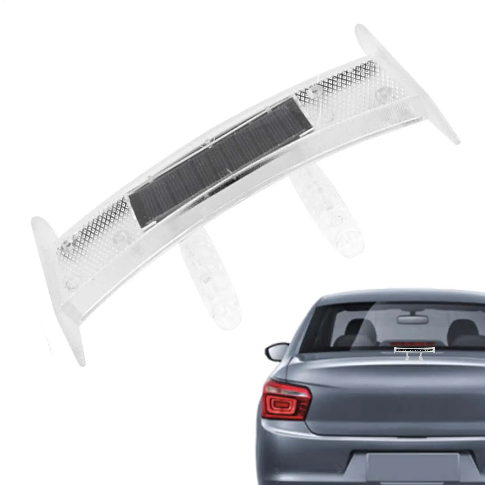Car Tail Light Automotive Lamp Warning Solar Powered Tail Light for Car for Sedan Truck RV Night Riding Commuting Travel