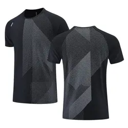 New Summer Men's And Women's Outdoor Sports Training Clothing Fashion Casual Breathable 3d Printed O-Collar Short-Sleeved Top