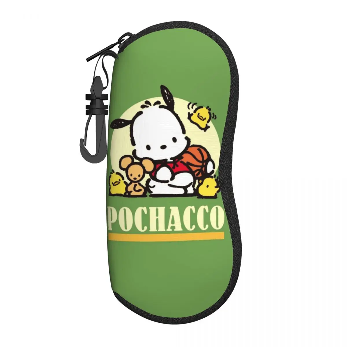 

Custom Pochacco Mon-Mon Sunglasses Soft Case Neoprene Zipper Shell Eyeglass Case Custom Protective Box For Glasses