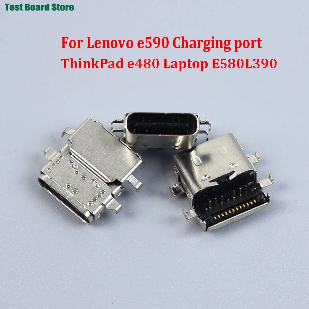2 قطعة 24 دبوس أنثى USB نوع-c موصل لينوفو E590 شحن ميناء ثينك باد E480 كمبيوتر محمول E580L390 المدمج في واجهة Socke #2