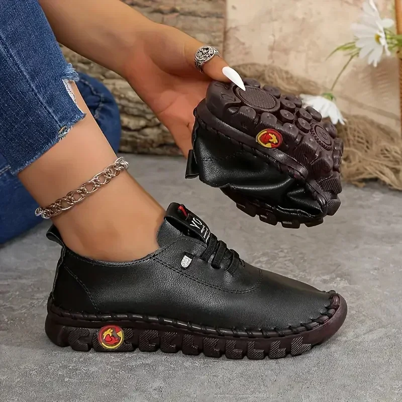 أحذية رياضية نسائية من Tide Designer Mom للنساء أحذية رياضية جديدة ذات قاع سميك أحذية بدون كعب مريحة للاستخدام في الهواء الطلق