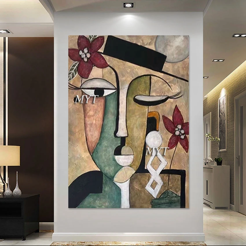 

Modern Abstract Human Figure Hand Painted Oil Painting Wall Decorations For Living Room Canvas Art Acrylic Hanging Pictures