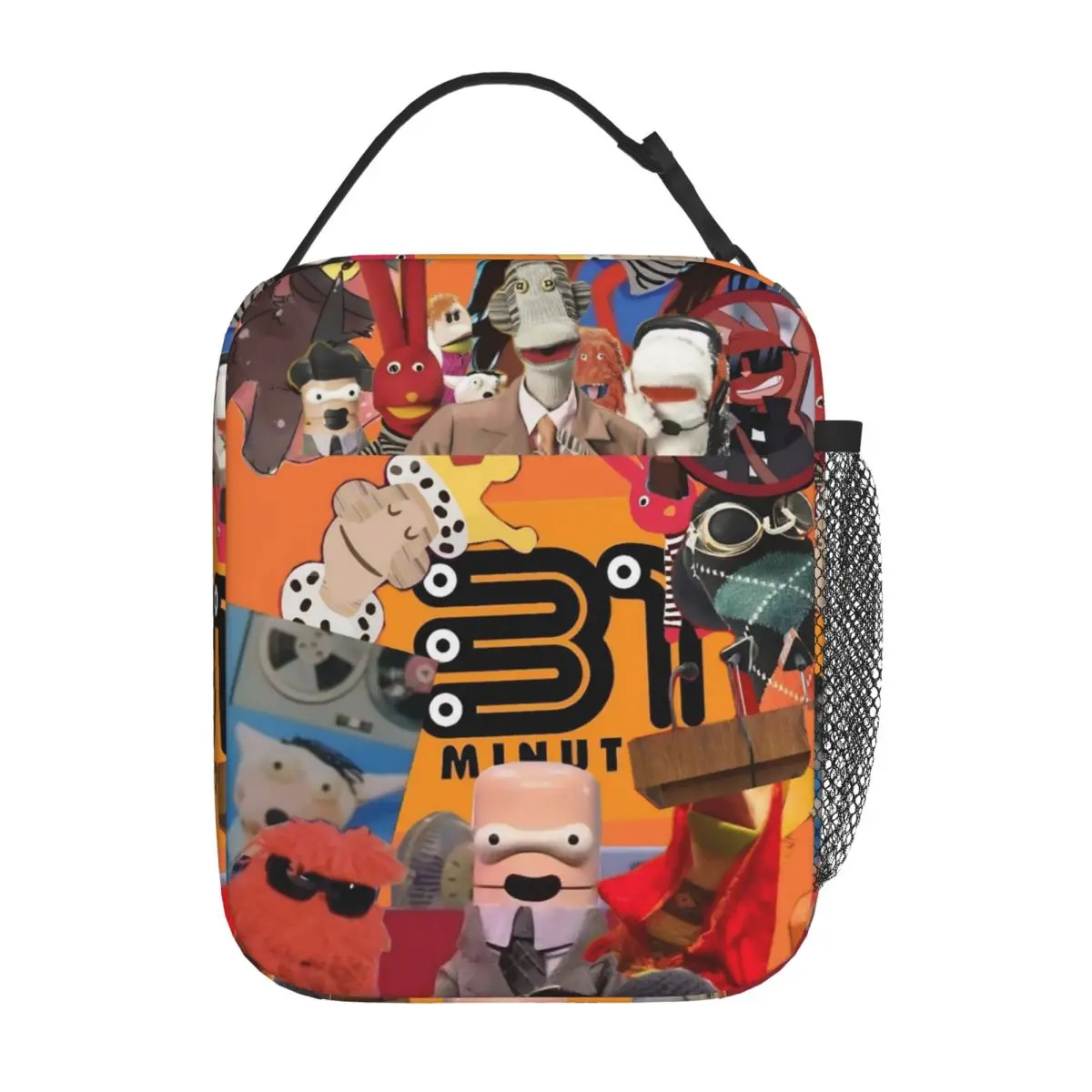 31 Minutos Chilean Comedy Insulated Lunch Bag Portable Reusable Cooler Bag Tote Lunch Box College Picnic Girl Boy