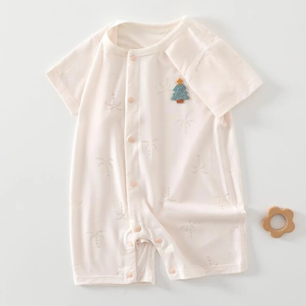 Baby Clothing Summer Thin Type Breathable Baby Romper Short Sleeve New Arrival Infant Jumpsuit For Boys Girls