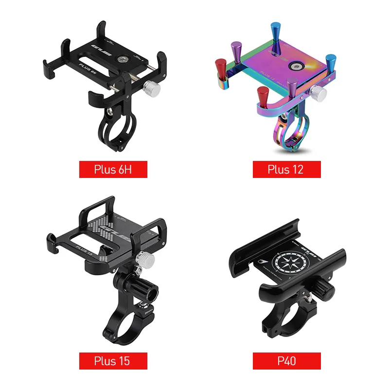 GUB Plus15 Aluminum Alloy Bicycle Phone Holder MTB Handlebar Stand Mount For Electric Bike Motorcycle Scooter Mountain Road Bike