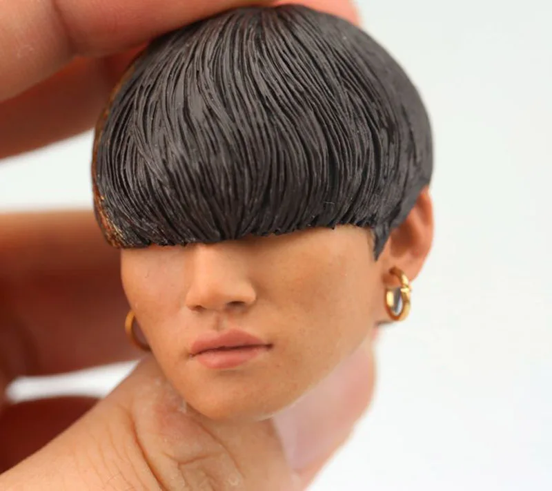 

Bigbang Head Sculpt 1/6 Scale DAESUNG Korea Singer Star Head Carving for 12in Action Figure Phicen Tbleague Toy