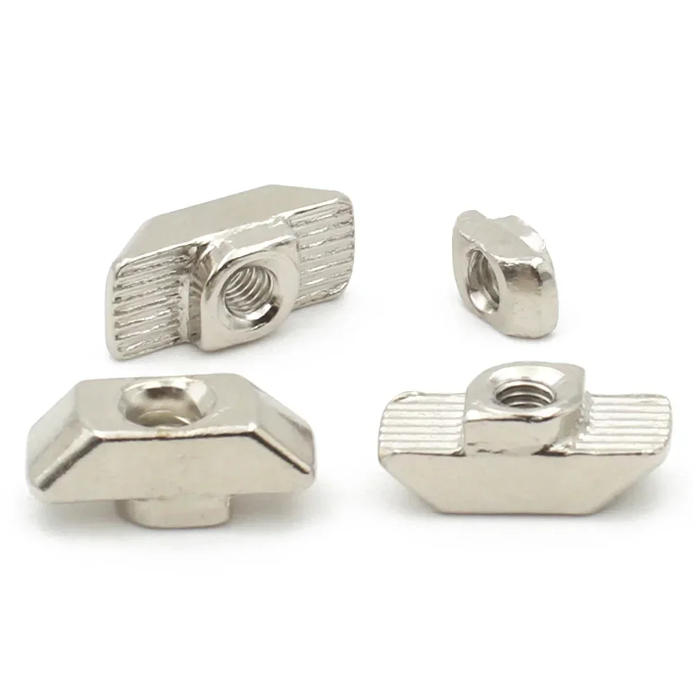 10-50 M3 M4 M5 M6 M8 M10 Slot T-nut Sliding T Nut Hammer Drop In Nut Fasten Connector For Aluminum Extrusion EU30 EU35 EU40 EU45