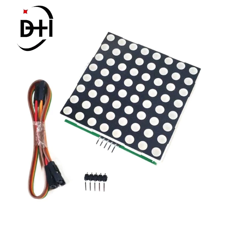 Max7219 Grote Dot Matrix 2088as Drive Display Module 60*60Mm Dot Matrix Microcontroller Besturingskaart