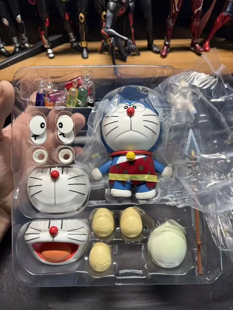 Gk Doraemon Anime Figur Roboter Katze Film Szene Puppe Savage Serie PVC Statue Sammlung Modell Zimmer Ornament Weihnachten Geschenke Spielzeug