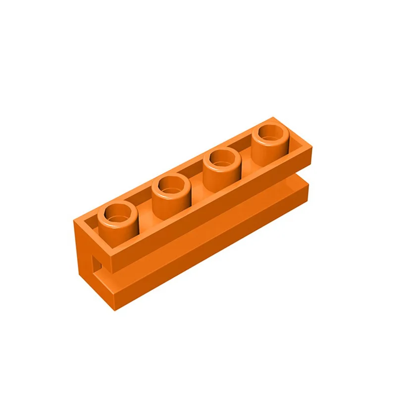 10Pcs MOC Parts 2653 Brick Special 1 x 4 with Groove Compatible DIY Assmble Building Blocks Particle Kid Brain Puzzle Toy Gift