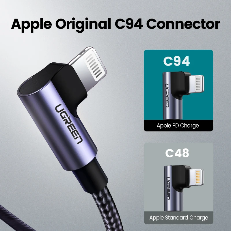 UGREEN MFi PD20W kabel USB C do błyskawicy dla iPhone 14 13 Pro Max typ C szybkie ładowanie kabel danych telefonu dla ipada — zdjęcie produktu 4
