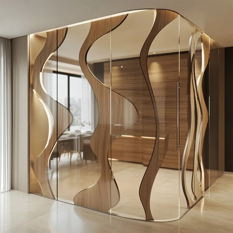 

Light Emitting Diode Screen Laser Art Panel Waterproof Metal Partition Hotel/Restaurant Interior