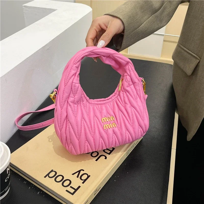 

Стильная кожаная сумка через плечо для женщин, элегантная и легкая роскошная брендовая популярная классическая сумка