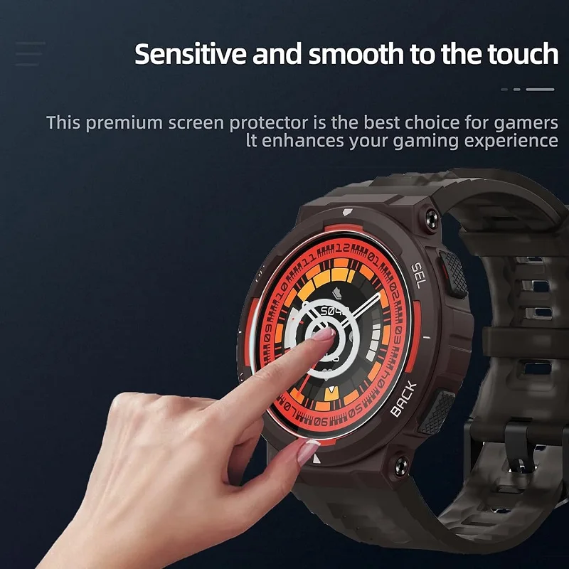 10 szt. Miękkiej folii hydrożelowej TPU do Amazon Active Edge Smartwatch HD przezroczysty, odporny na zarysowania ochraniacz ekranu