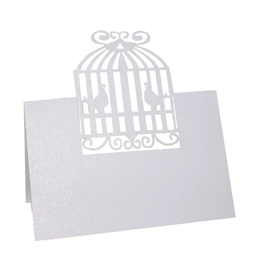

place name card Love Cage Name Place Cards Paper place card Table name