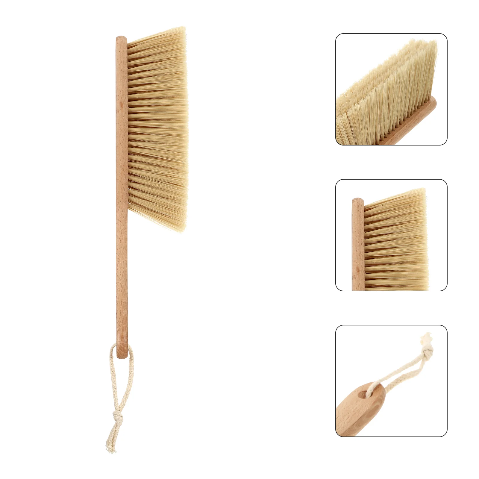 

1Pcs Cleaning Brush Bed Dust Brush Small Soft Bristle Wooden Handle Durable Lightweight Home Sofa Clothes Use Cleaning Broom