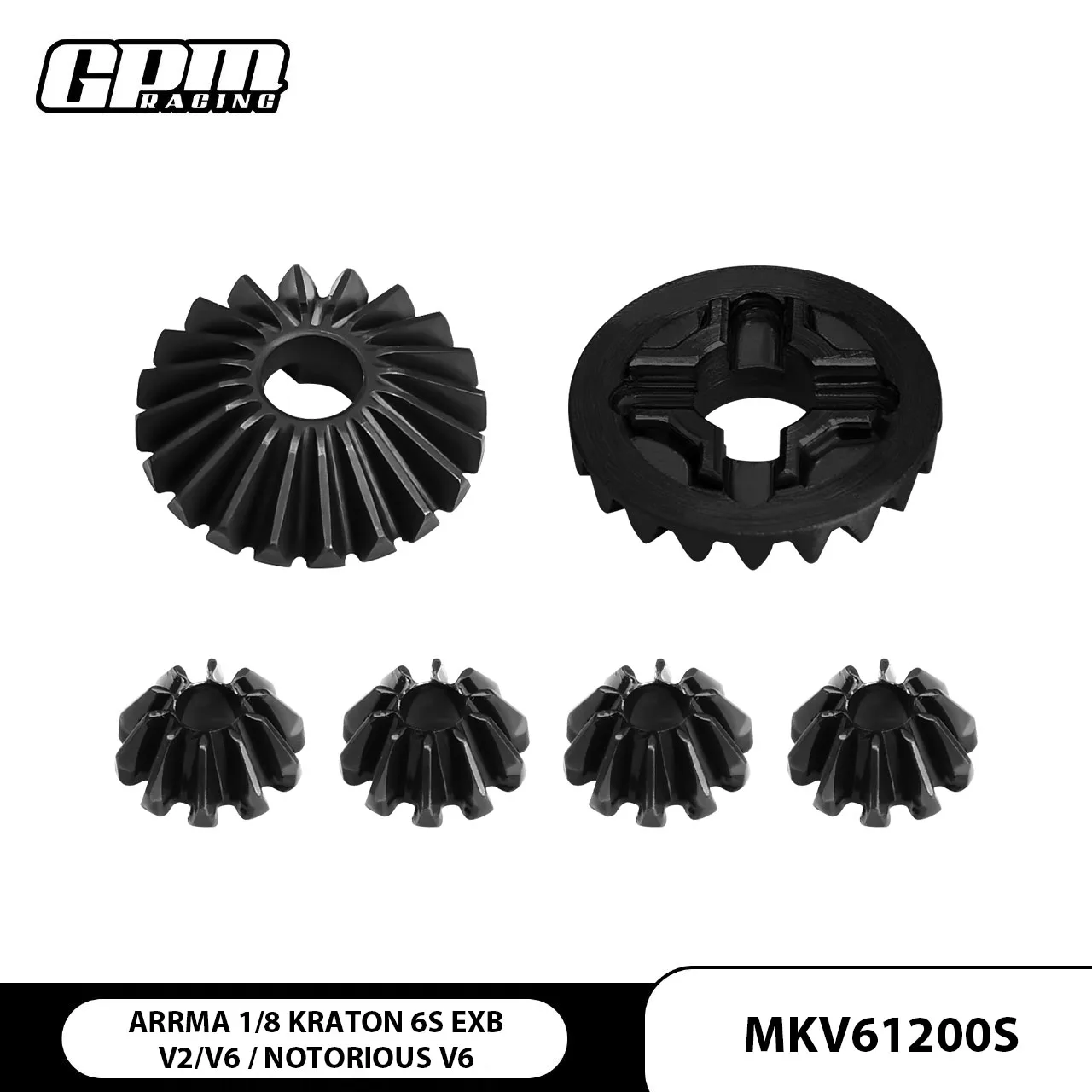 

GPM 20Crmo Steel Diff Gear Set For 29mm Diff Case ARRMA 1/8 Kraton 6S EXB V2 V6