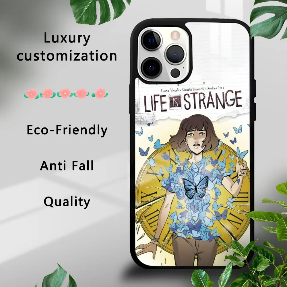 

C-Caulfield Life S-Strange 2 Phone Case For iPhone 16 15 14 13 12 11 Pro Xs Max Mini Plus Celulares Hard Funda