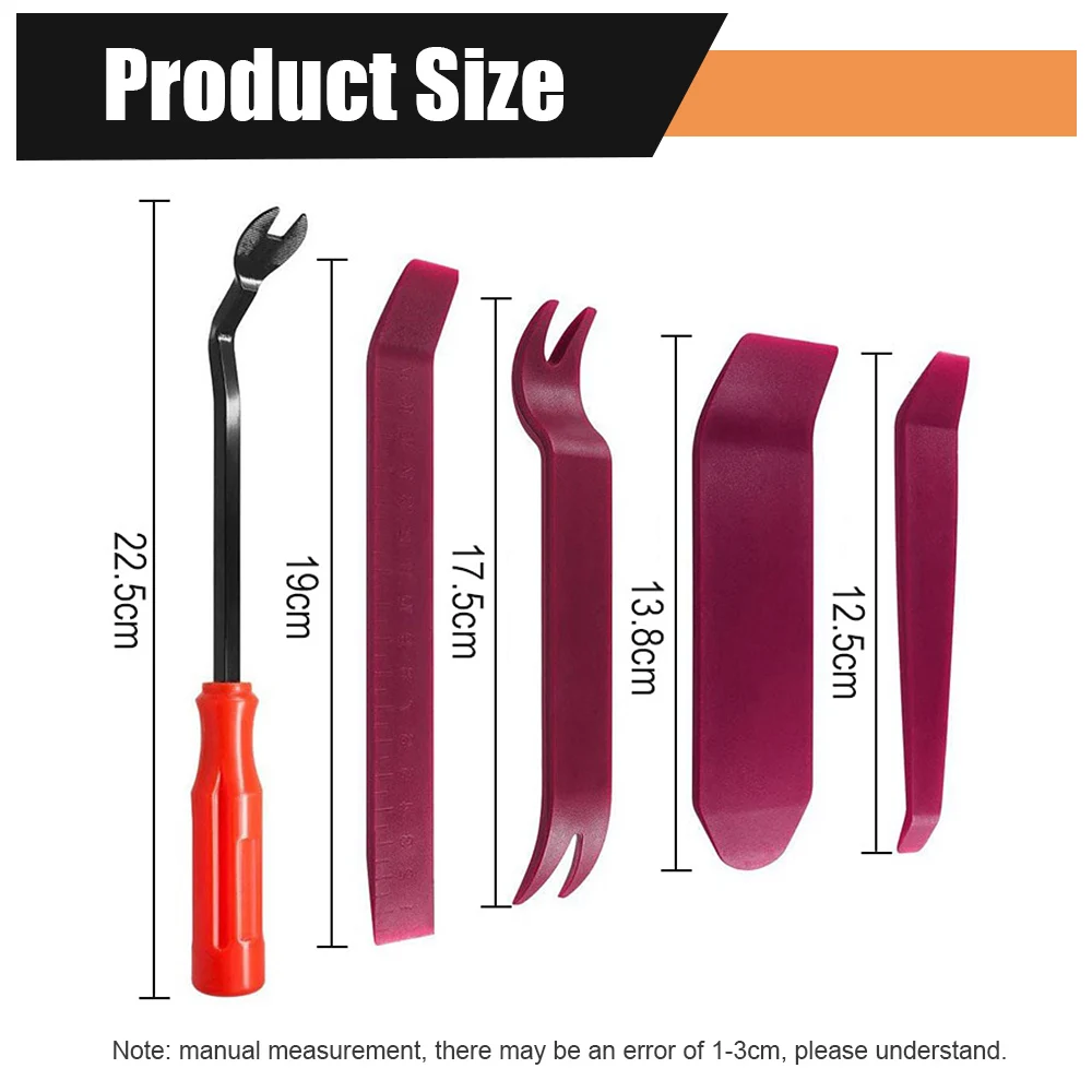 Auto Deur Clip Panel Trim Removal Tools Kits Navigatie Bladen Demontage Plastic Auto Interieur Wip Conversie Repareren Tool