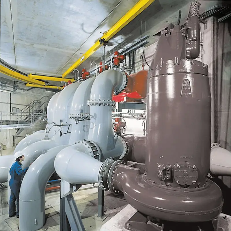 N Pompa booster elettrica monostadio Pompa sommergibile per acque reflue in acciaio ad alta pressione Alimentatore motore di aspirazione centrifuga