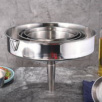 8-30cm Wide Mouth Funnel 201 Stainless Steel Thickening Funnels Jam Oil Wine Liquid Dispenser Filters Kitchen Cooking Gadgets