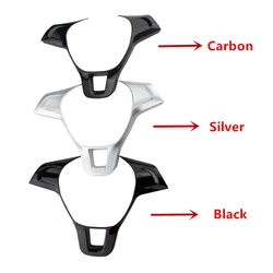 Car Steering Wheel Panel Cover Trim Accessories For VW Jetta Golf Sportsvan Golf 7 Polo Caddy Amarok Lavida Passat Tiguan Touran