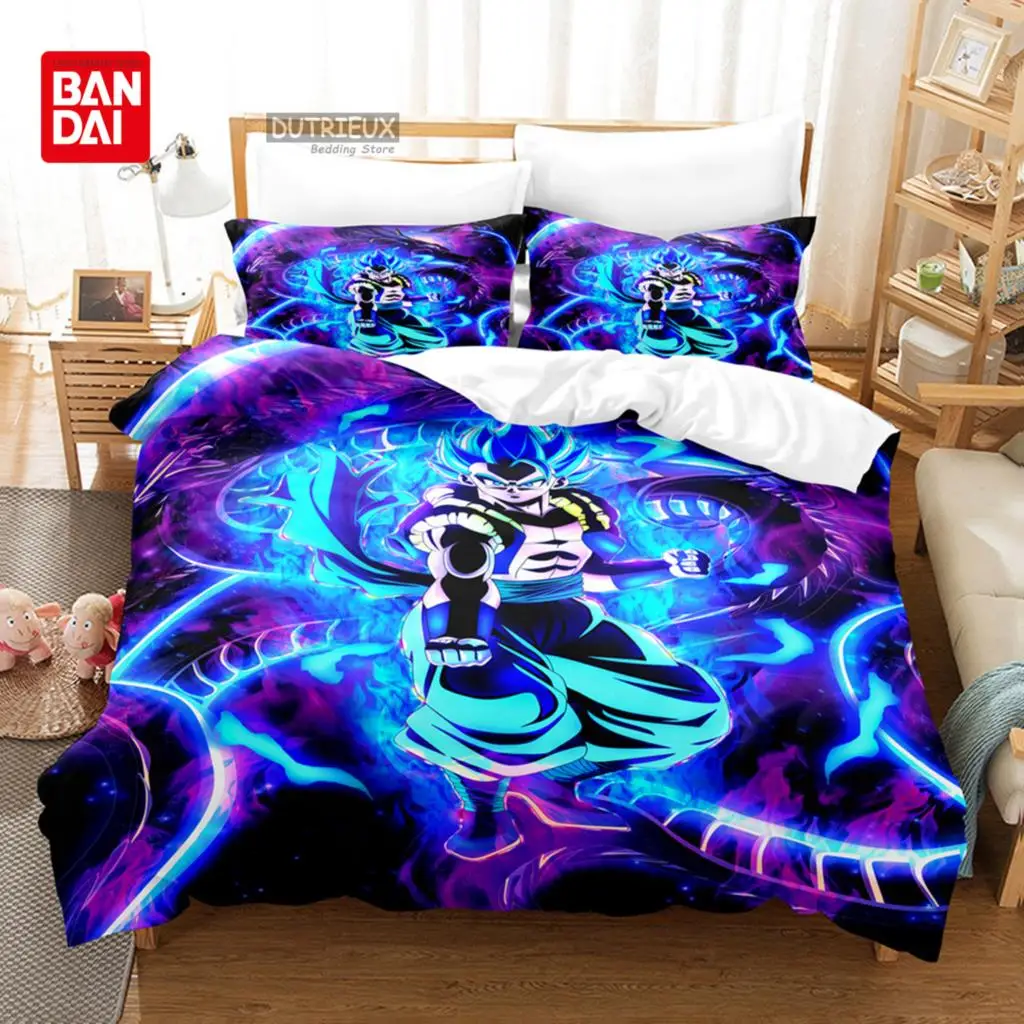 Dragon Ball Bedding Set Anime Goku Duvet Cover Comforter Bedclothes Single Twin Full Queen Size 3d Kids Adult Boys Gift